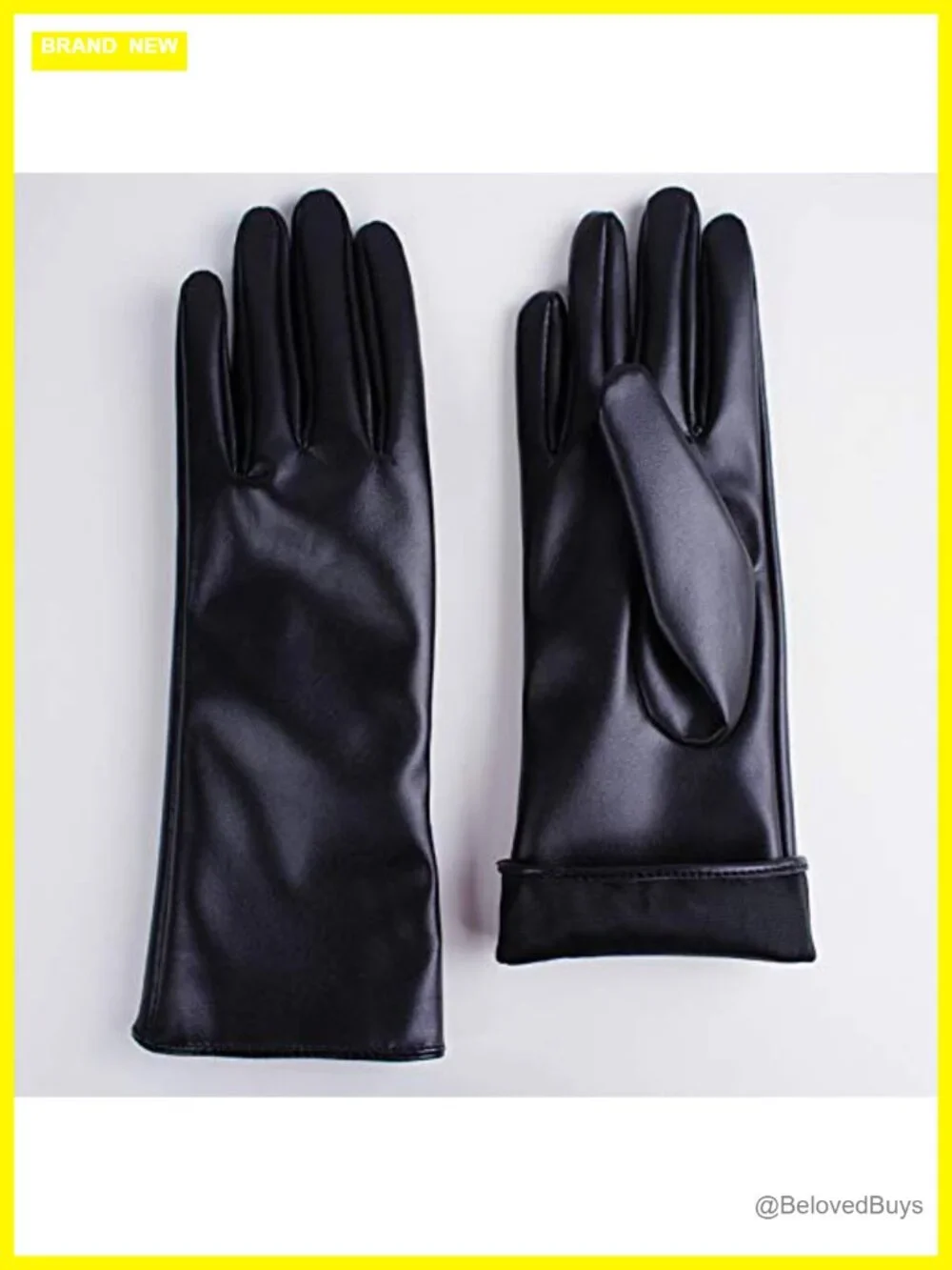 Women's Sexy Faux Leather Gloves 28cm Over Wrist Unlined for Cosplay Driving